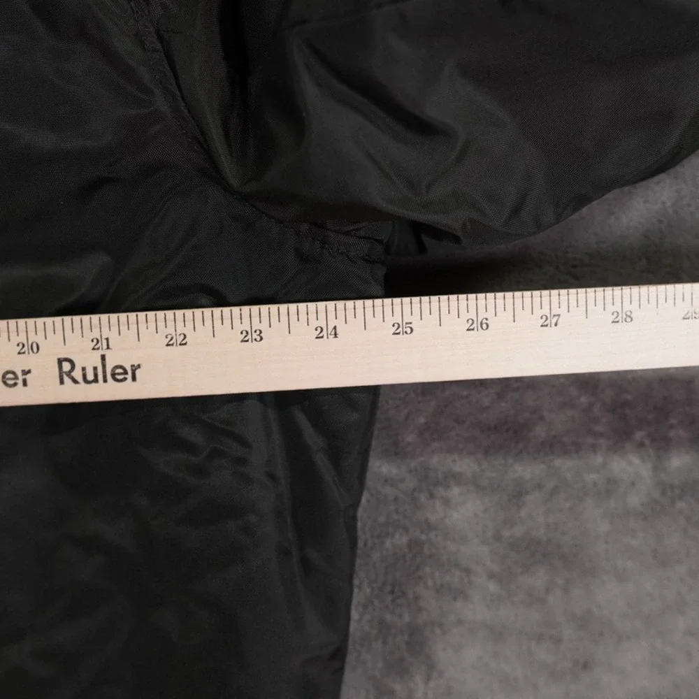 VTG Tour Rider Motorcycle Jacket Mens XL Black reflective piping gorpcore USA - Picture 6 of 12